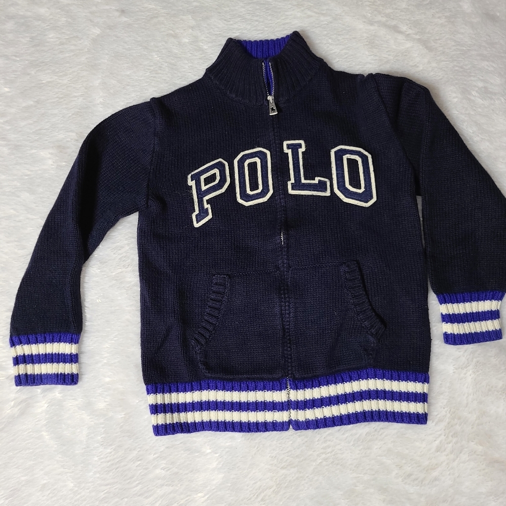 Boys size 5 polo sweater